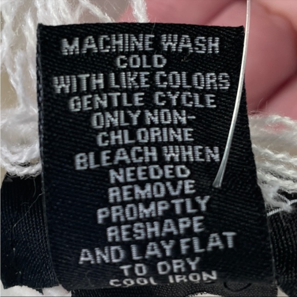 NWT Just Polly juniors Frayed V-neck Cherry Pullover Oversize Sweater Size Med - Picture 6 of 10